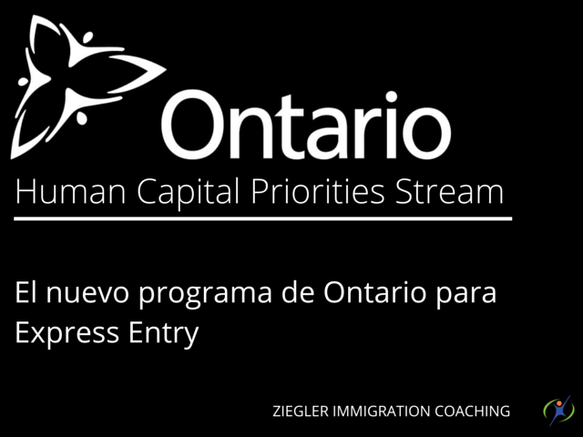 Human Capital Priorities Immigration stream Opened in February 2017