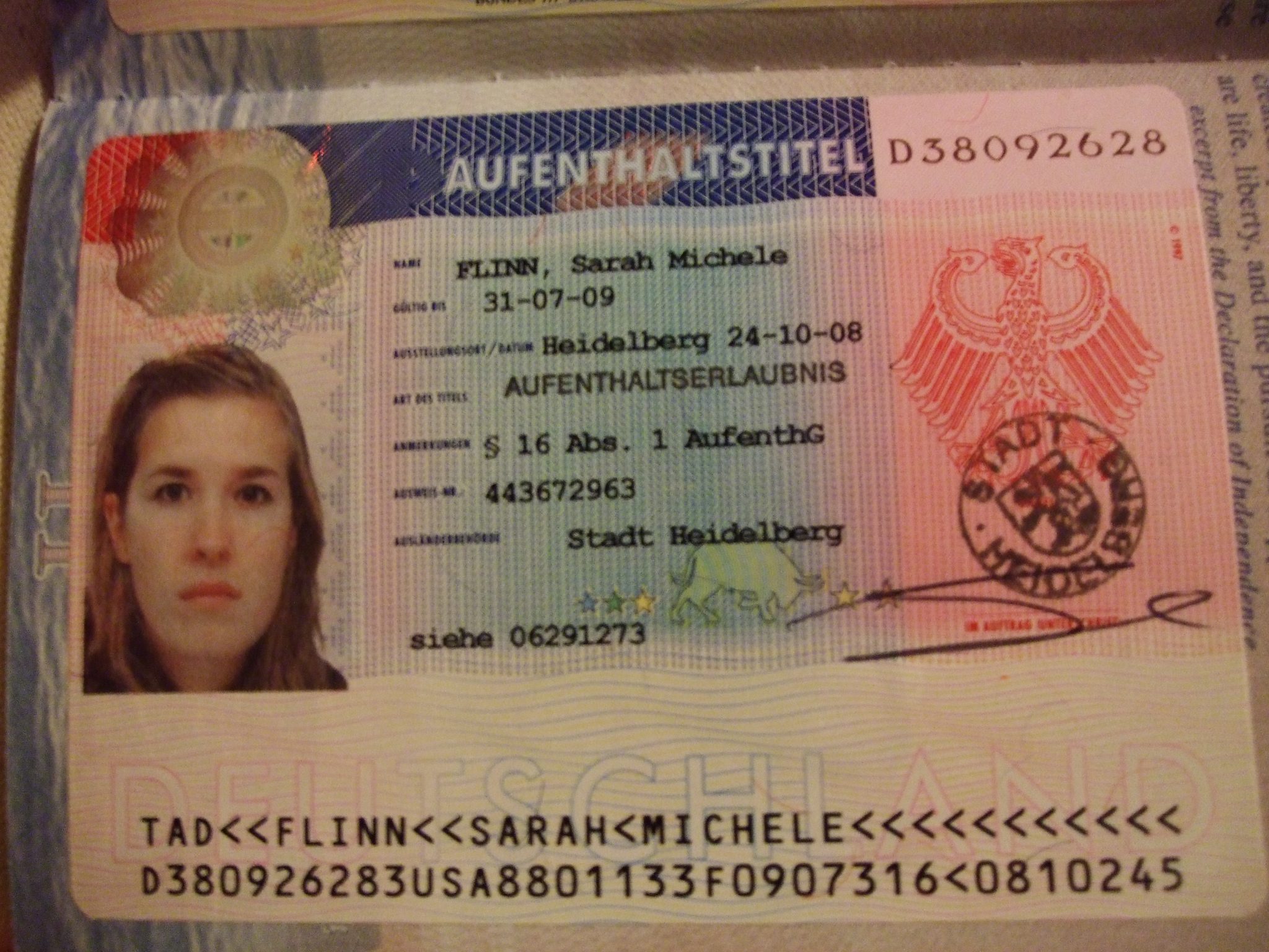 Application for Limited Period Residence Permit in Germany