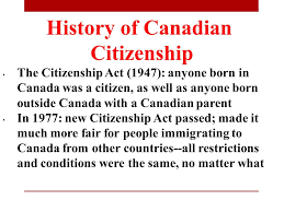 An anomaly is being corrected where the persons born to Canadian Parents outside Canada could not apply for Citizenship before the age of 28 years, may no more lose their citizenship rights