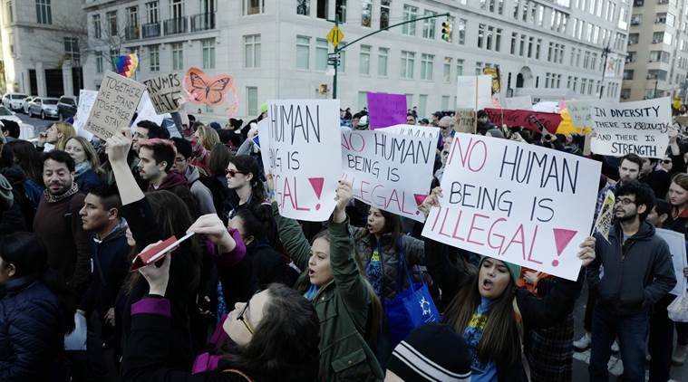 Immigrants Begins A "Day Without Immigrants" To Protest Against Trump's Ban