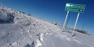 Immigrants from USA entering Canadian City of Manitoba