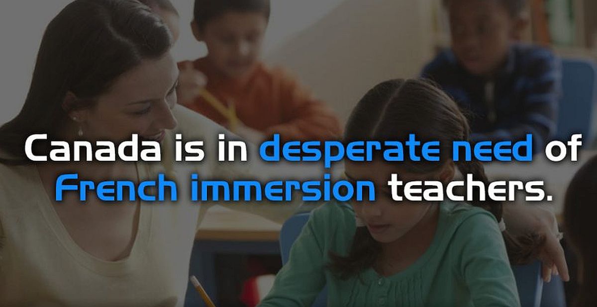 Increased Demand For French Immersion Teachers in Canada