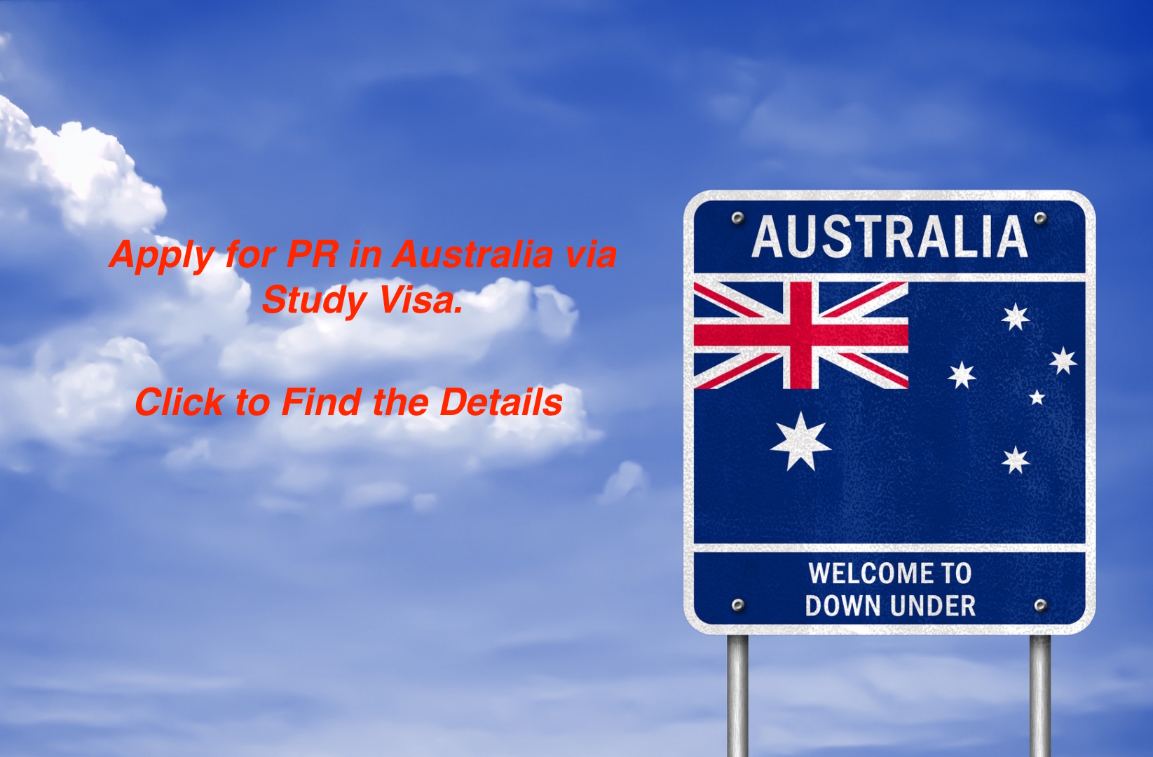 Apply for PR in Australia via Study Visa
