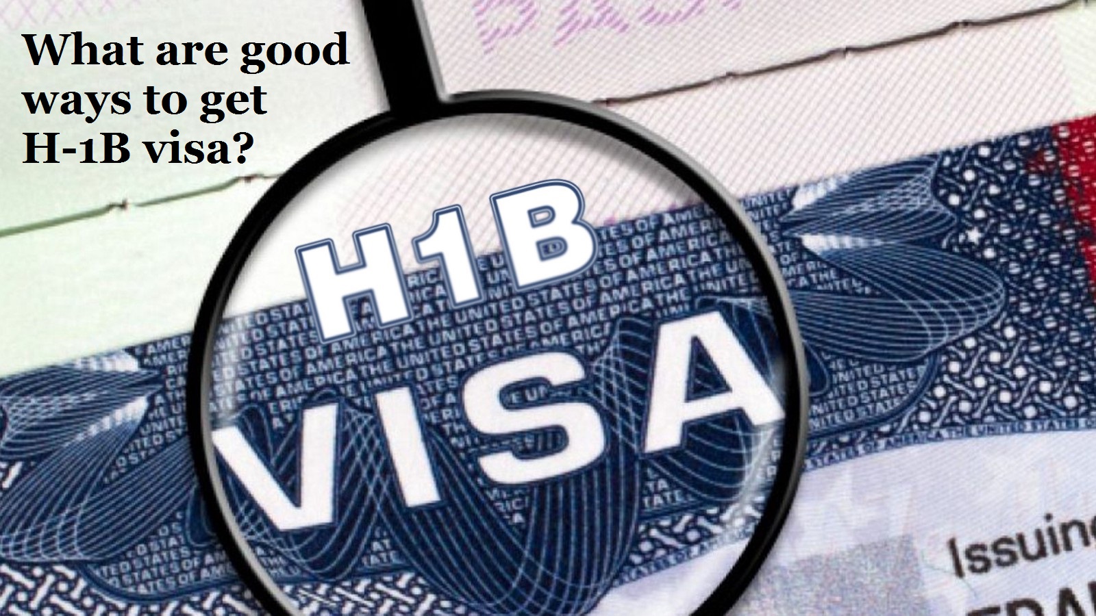 Following are the simplest 3 steps for applying for the H1-B visa:
