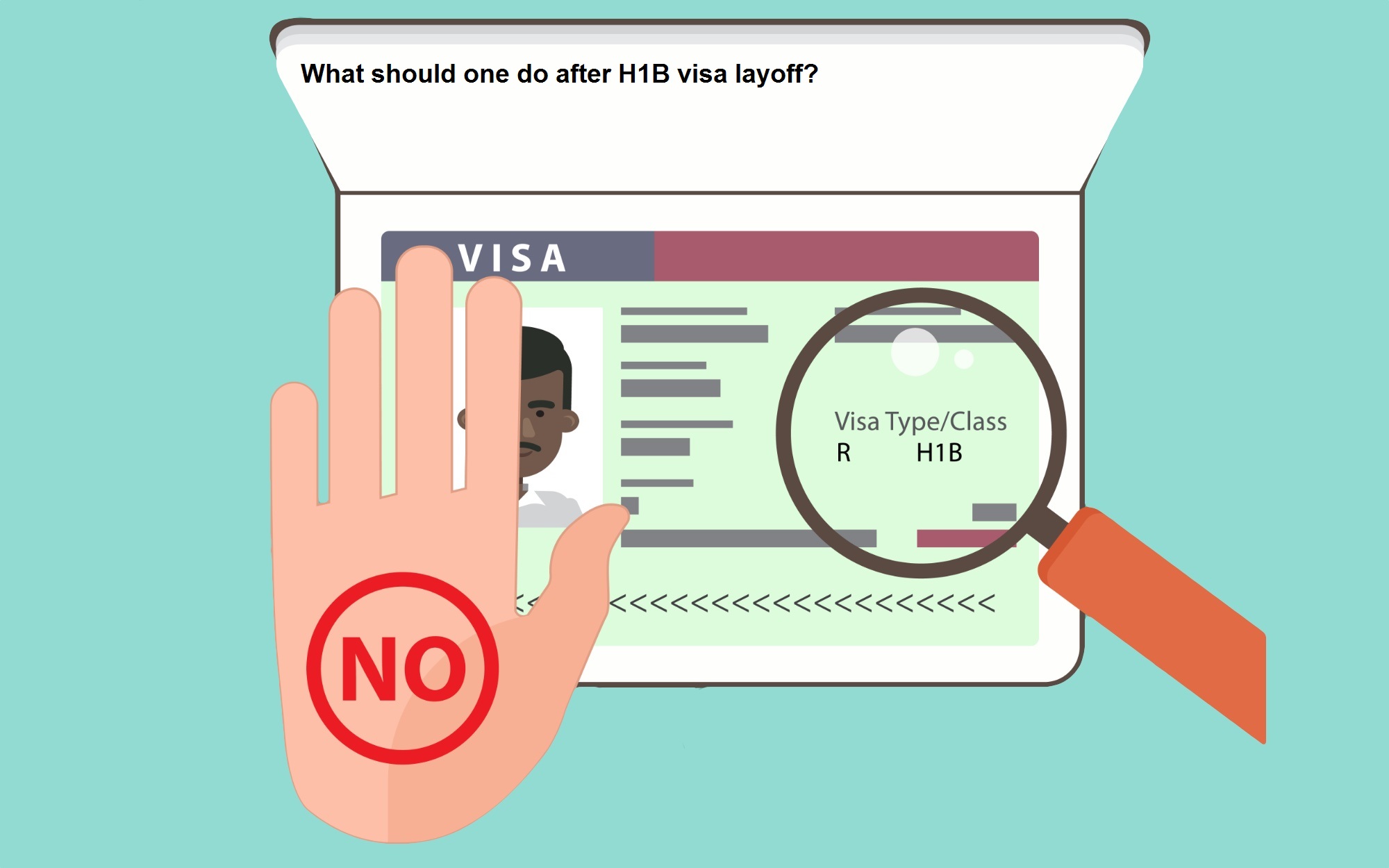 What should one do after H1B visa layoff?