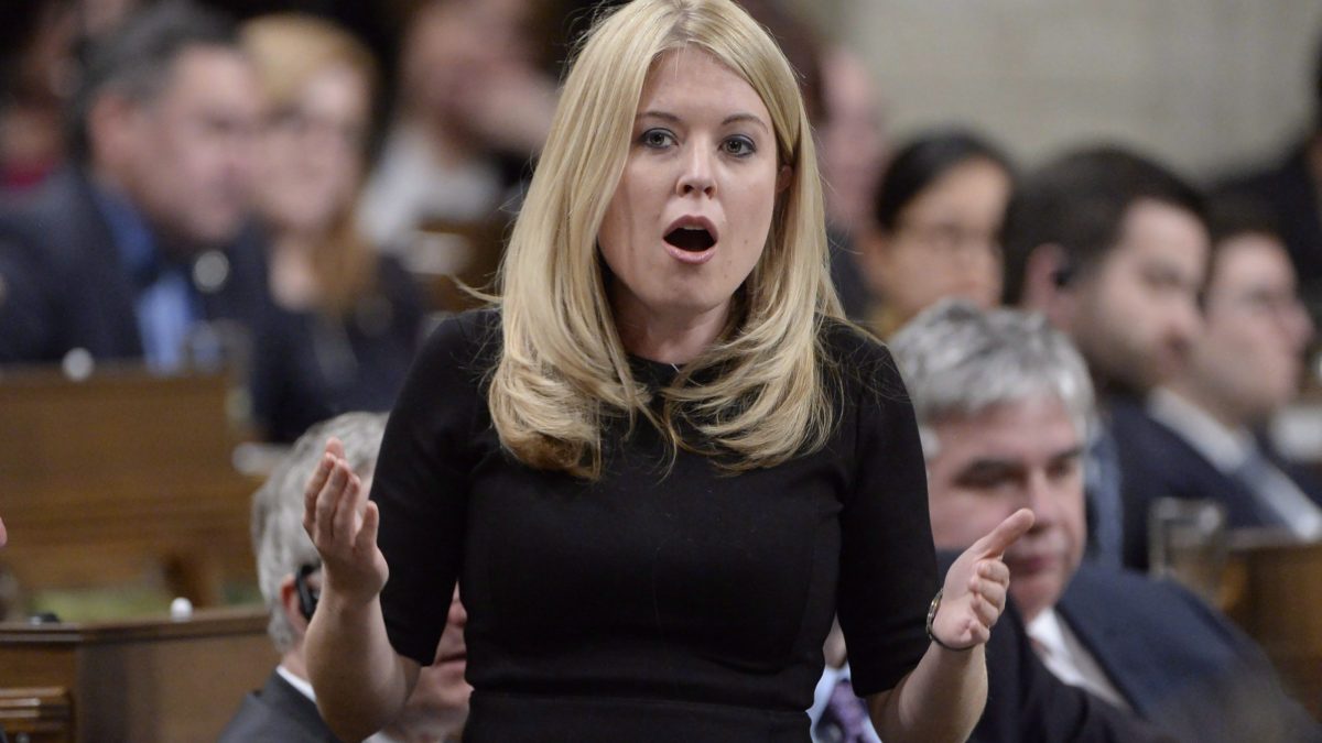Conservative MP Michelle Rempel asks a question during Question Period in the House of Commons in Ottawa, Wednesday, March 8, 2017. THE CANADIAN PRESS/Adrian Wyld