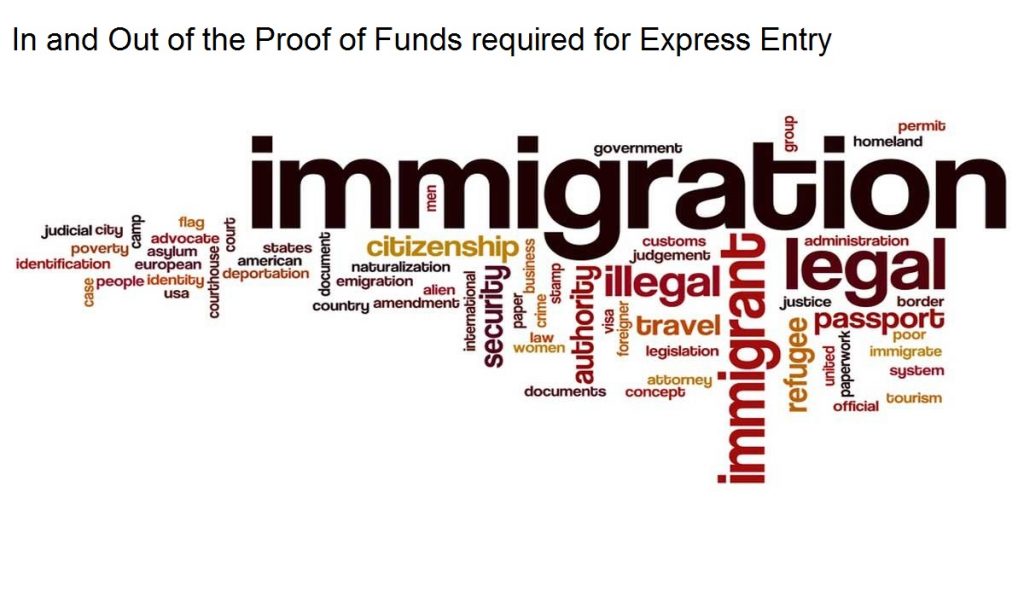 In and Out of the Proof of Funds required for Express Entry
