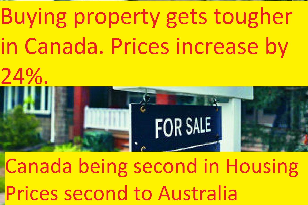 Buying property gets tougher in Canada