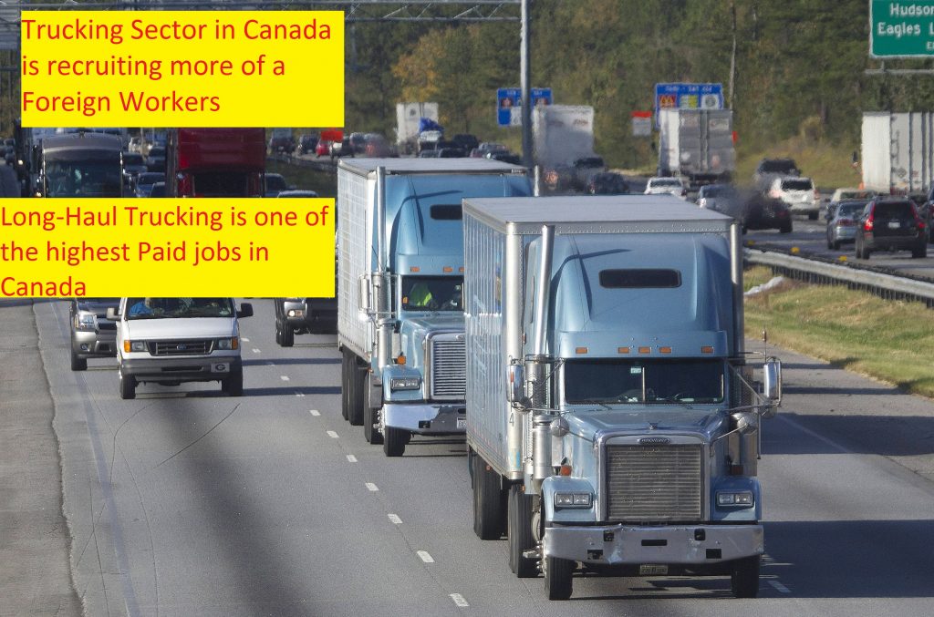 Increased Demand for Foreign Workers by Ontario Trucking Association