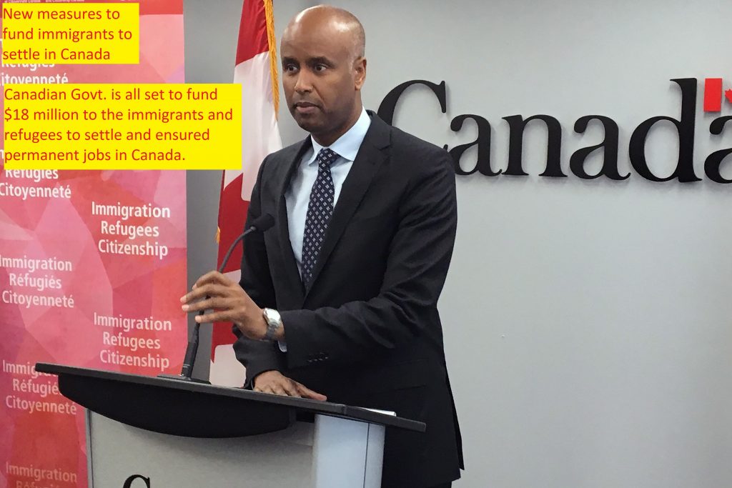 New measures to fund immigrants to settle in Canada