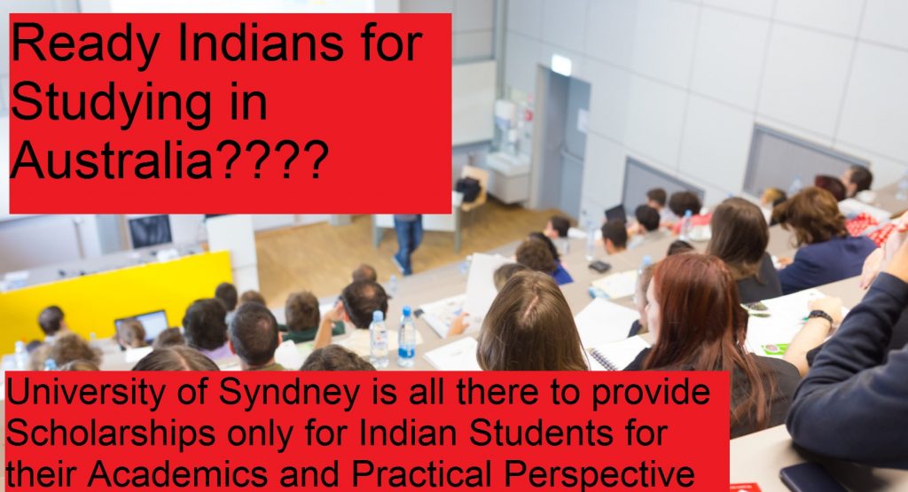 Chance for Indian students to study in Sydney in Scholarships