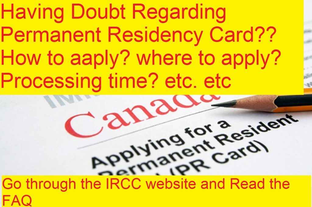 Frequently Asked Questions About the Permanent Resident Card of Canada