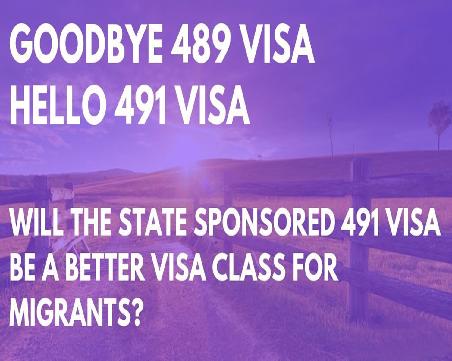  491 Visa
