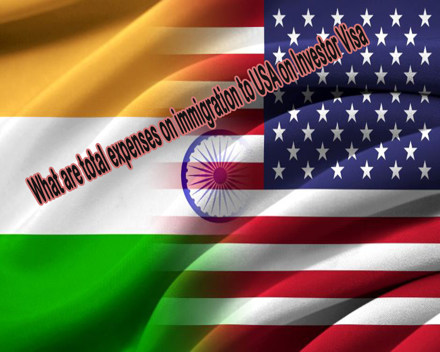  What are total expenses on immigration to USA on Investor Visa