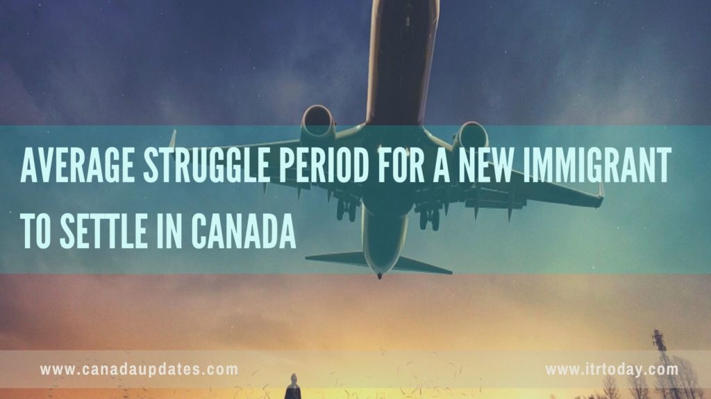 Average Struggle Period for a New Immigrant to Settle in Canada 1