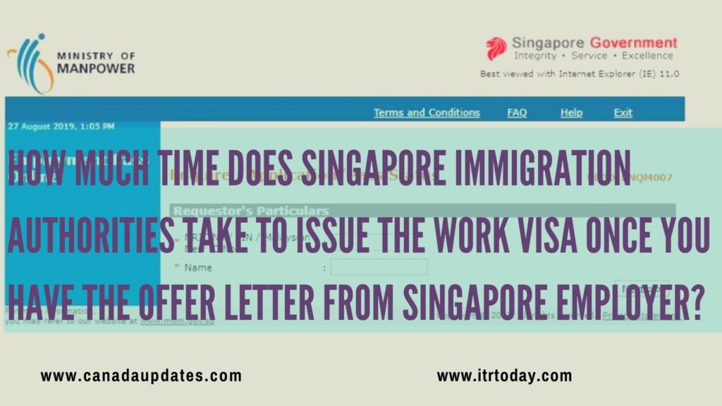 Singapore work visa 1