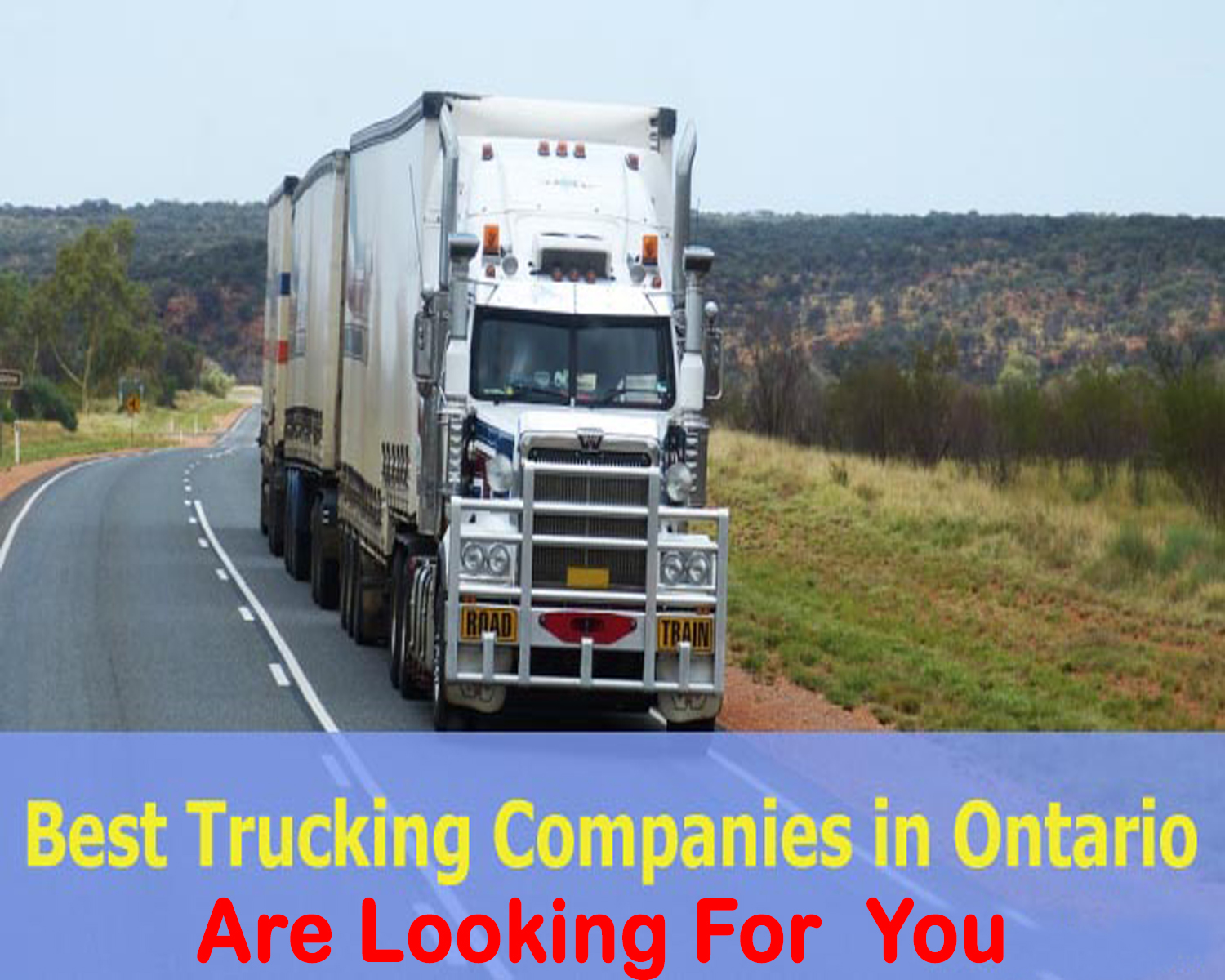 Work as a Truck Driver in Ontario