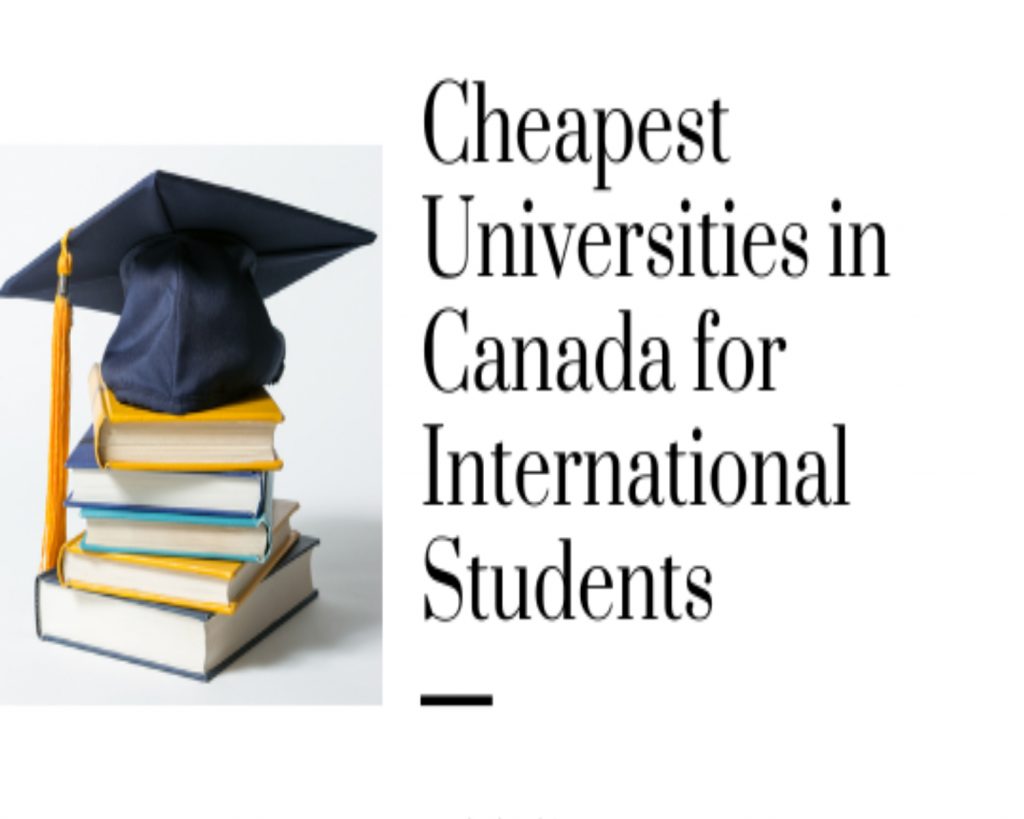 cheapest university in Canada