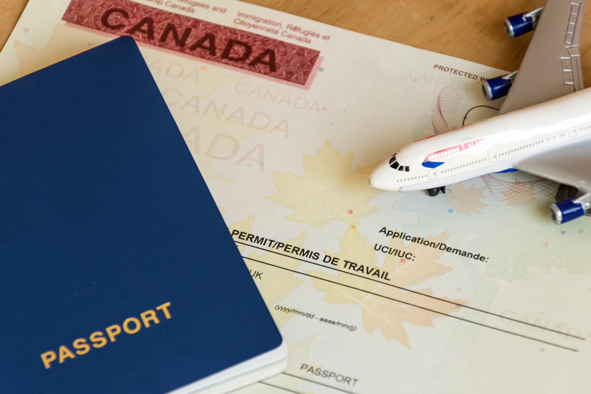 Canada immigration concept. Travelling.